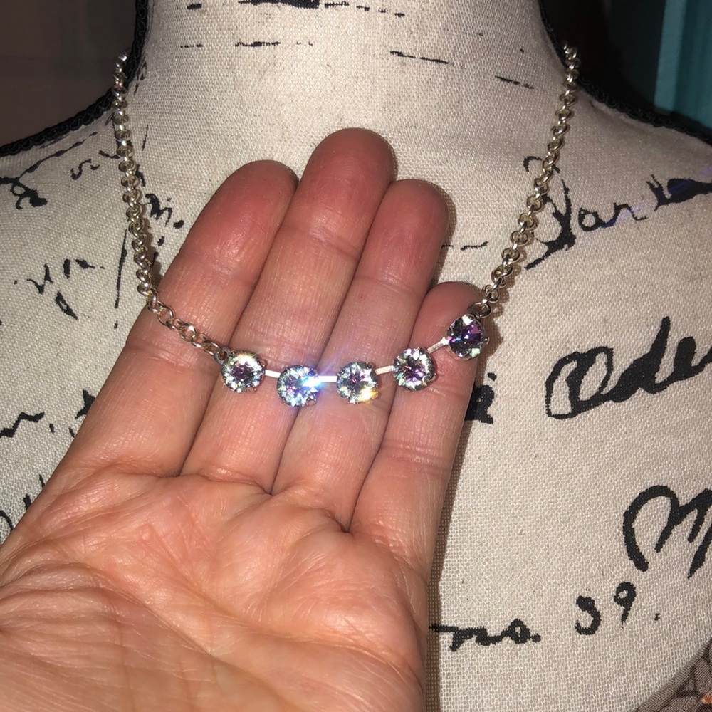 Swarovski crystals necklace  - beautiful